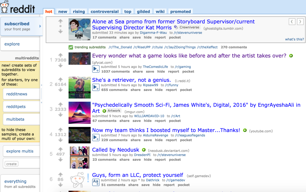 Front page of Reddit 04