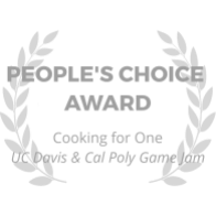 award-wreath_cooking-for-one_peoples-choice-award_gray
